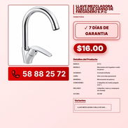 LLAVE MEZCLADORA CUELLO DE GANSO DE FREGADERO S.P.C VPT -0164 - Img 57843070