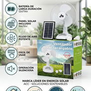 ‼️VENTILADORES RECARGABLES CON PANEL SOLAR ‼️ https://wa.me/+50116393 - Img 56459438