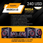 Equipo de música LG 2 bocina y sub de 240w,, arletyisla 💯 - Img 57577098