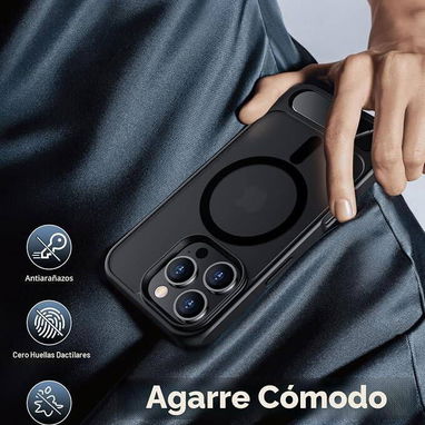 🪷Temdan Funda Magnética para iPhone 16 Pro Max – Translúcida Mate🪷 - 6/6