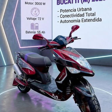 Moto electrica Bucatti - 3/4