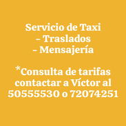 Servicio de taxi , traslados y mensajería - Img 56864376