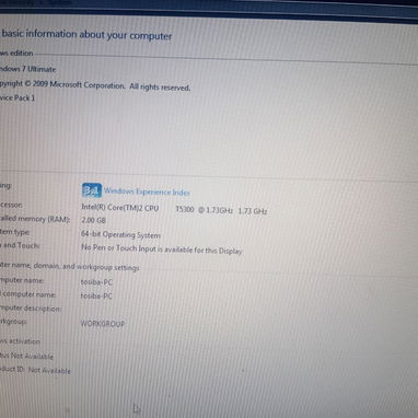 Laptops TOSHIBA Windows 7 - Img 121868626