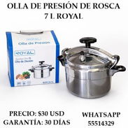 OLLA DE PRESIÓN DE ROSCA 7 L ROYAL, ENTREGA DE FACTURA, VARIEDAD DE ÚTILES DEL HOGAR, ETC - Img 54762322