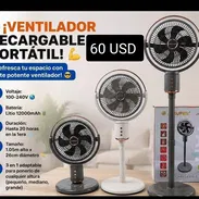 Ventilador recargable - Img 56431922