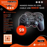 🎮 MODO GAMING 🎮 MANDO PARA PC POR CABLE USB HOCO GA3. TENEMOS MENSAJERÍA CON FACTURA Y GARANTÍA. TEL 54833699 - Img 57593139