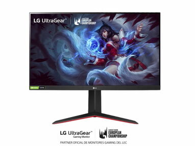 Monitor Gaming LG 32GN550B-AEU UltraGear, 165 Hz, entradas DP x1, HDMI x2; AMD Freesync Premium "Nuevo 0KM Sellado" - Img 61753107