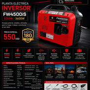 PLANTA ELÉCTRICA INVERTER HOLLFILL 3250W / 3600W Nuevas en Caja - Img 55950330