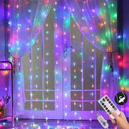 ✨🌈 LUCES LED TIPO CORTINA – 300 LED MULTICOLOR CON CONTROL REMOTO 🔌💡 - Img 55248062