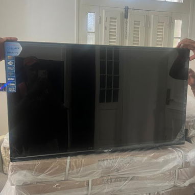 Smart TV 43 Pulgadas marca Visión (Híbrido) cajita HD interna y soporte de pared Precio $335 USD transporte - Img 120248524