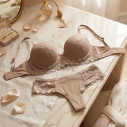 Conjunto de blumer y ajustador color beige - Img 56097655