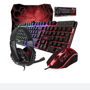 Orzly Hornet RX-250 Combo Gamer 4 en 1 Teclado RGB + Mouse Gaming + Auriculares con Micrófono + Alfombrilla - Img 57593666
