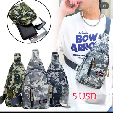 Cartera pequeña para mujer y canguro para hombre - Img 118573538