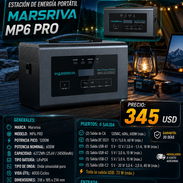 ⚡ESTACIÓN ⚡DE ENERGÍA MARSRIVA MP6 PRO - 1200W/600W - 627WH. DAMOS FACTURA Y GARANTÍA. TELF 54833699 - Img 57542213