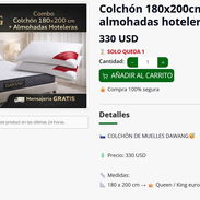 OFERTAS de Colchón! Mensajería incluida GRATIS en todos, ofertas con almohadas hoteleras! - Img 54967021