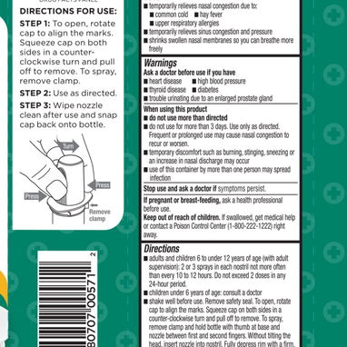 Descongestionante nasal. Frasco de 15 ml. 12 horas de duración tiene su efecto - Img 121235748