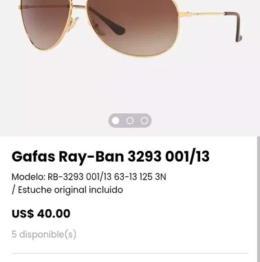 Gafas Ray Ban para mujeres y hombres - Img 94152255
