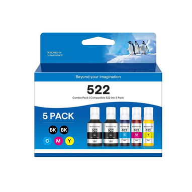🖨️ 💯 KIT DE TINTA 💯 🖨️ BOTELLAS DE TINTA EPSON 522 PACK DE REPUESTO ALTA CALIDAD. TLF 54833699 - Img 112140938