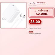 Cargador TipoC-IP PD30W GAR166 . - Img 57893022