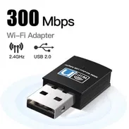 Receptor WiFi USB Elegate 300 Mbps 2.4 GHz para conectarse a internet o entre equipos vía WIFI - Img 49838737
