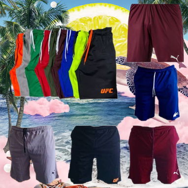 Shores de colores, tela Dryfit con bolsillos - 3/3