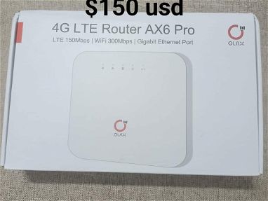 Router 4G LTE (lleva SIM).Tenga conexión WiFi en todo su hogar .funciona conectado a la corriente y también es portable - Img main-image-45650760