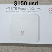 Router 4G LTE (lleva SIM)compatible con todas las banda de cuba.puerto WAN a 1 GB,trabaja con corriente y es portable. - Img 45935060