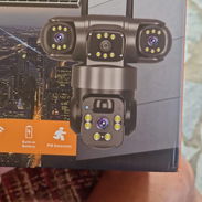 Camara de vigilancia con panel solar 4k. No necesita corriente ni internet. Tecnología triple lente - Img 55951477