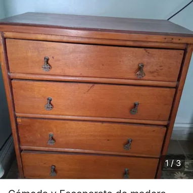 Comoda y Escaparate de madera - 2/9