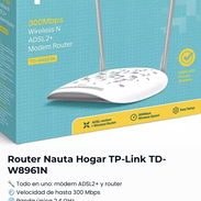 router nauta tp link adsl2+ Router Nauta Hogar TP-Link TD-W8961N - Img 50969256