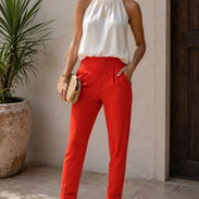 Pantalón elegante de mujer Italiano - Img 56225291