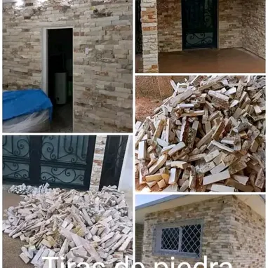 Se venden todo tipo de piedras para enchapes de pared y para la humedad en la misma,laja, jaimanita, tirillas de piedra - Img 87106868