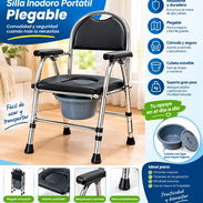 Silla inodoro portátil plegable para adulto - Img 58067963