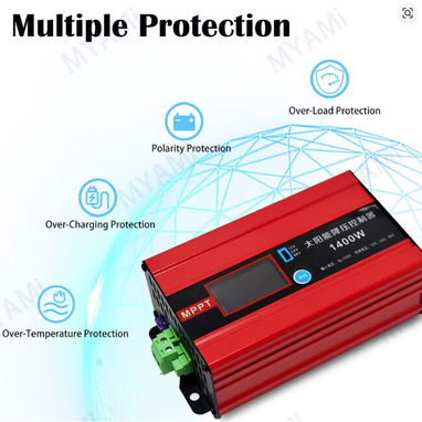 Controladora MPPT Controller 1400W 12V / 24V / 48V - 2/4