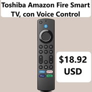 Remote para Insignia Toshiba Amazon Fire Smart TV, con Voice Control, ENTREGA DE FACTURA - Img 56979172