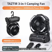 Ventilador recargable de 20mil miliamperio con pantalla digital. - Img 56502092