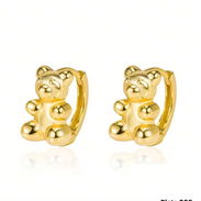 ARETES DORADOS PLATA 925 - Img 54918173