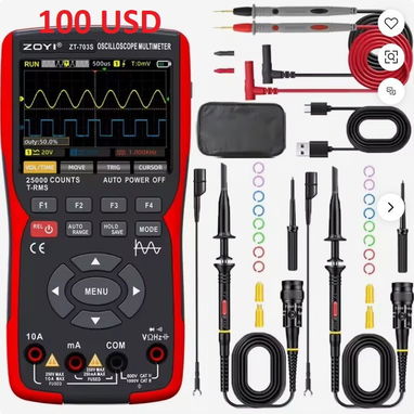 H108 Vendo osciloscopio + multímetro + generador de señal 3 en 1 marcas FNIRSi y ZOYI - Img 127584934