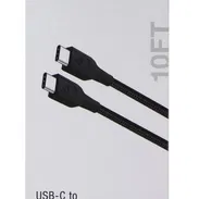 Cable USB-C a  USB-C trenzado Quikcell de 3 metros - Img 55734929