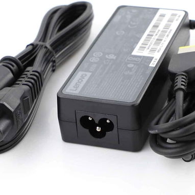 Cargador Lenovo ThinkPad para laptop de 65 W, adaptador de corriente delgado de CA... usb pta amarilla 53274327 - 3/6
