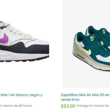 Zapatillas Tenis Nike varios modelos Air Force - Court Borough - Jordan - Air Max - Dunk Low - 3/4