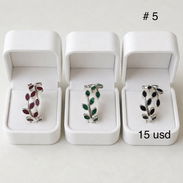 Hermosos y delicados anillos de Plata para chica cola de sirena 🧜‍hojas🌿,brillitos ✨y flores🌷 - Img 57042094