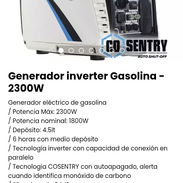 Generador Inverter Gasolina -2300W. Nuevo - Img 48886143