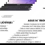 Laptop ASUS 14 " N6000 (4/64GB). Nueva en caja a con su garantía - Img 48107781
