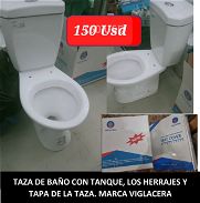 Taza de baño y lavamanos encimera - Img 45940845