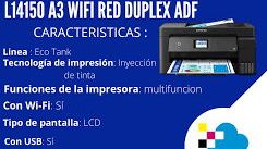 IMPRESORA MULTIFUNCIÓN EPSON L14150 A3 WIFI RED DUPLEX ADF