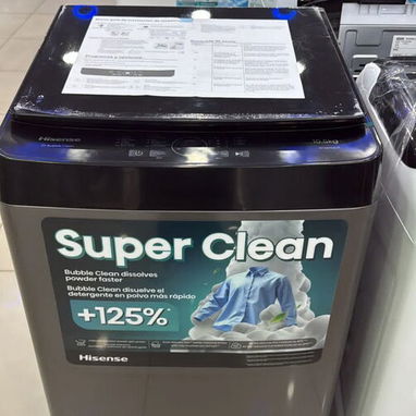Lavadora Automática 10.5KG Hisense Carga Superior Agua Fría y Caliente Precio $340 USD Transporte Incluido - Img 124428113