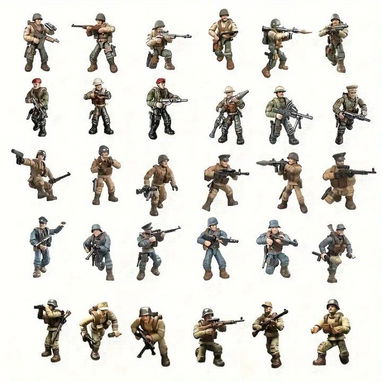 Set de pequeños militares articulados | Con garantía | videojuegoshabana.com - Img 123220850