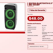 BOCINA BLUETOOTH 6.5'' MS-1943BT . - Img 57555788