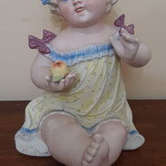 Bellos bebes antiguos de biscuitcuño azul - Img 45310713